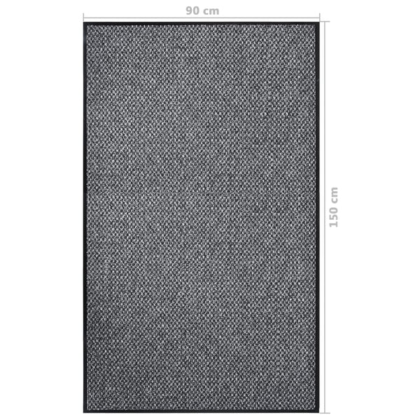 Graue Fußmatte Roswell 90x150cm
