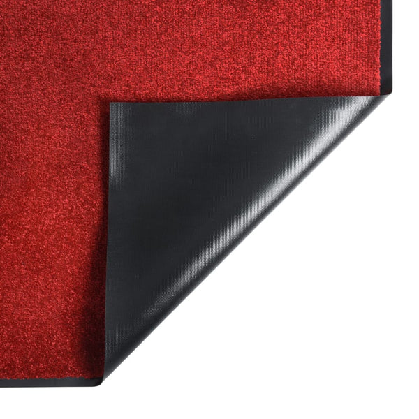 Rote Fußmatte Holly 80x120cm