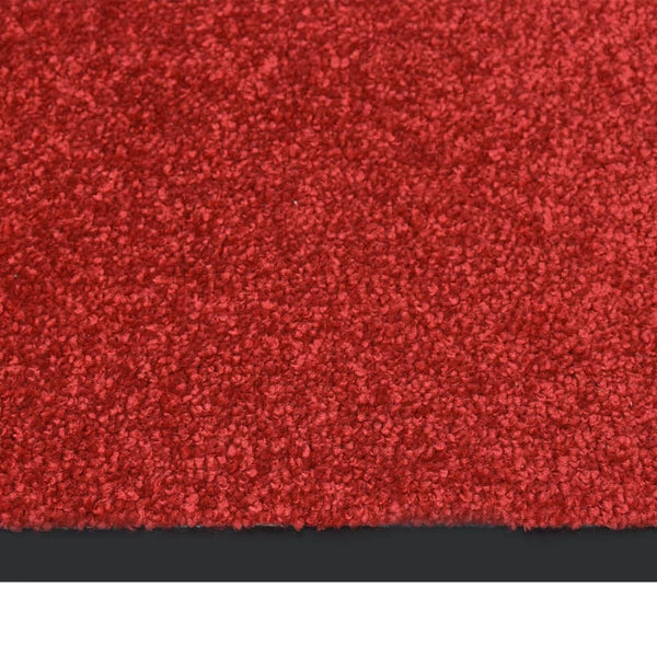 Rote Fußmatte Holly 80x120cm