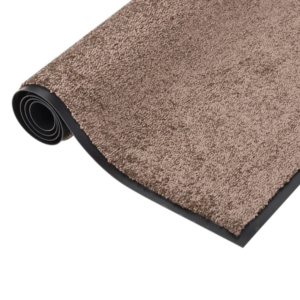 Braune Fußmatte Holly 80x120cm