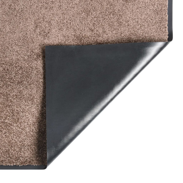 Braune Fußmatte Holly 80x120cm