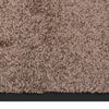 Braune Fußmatte Holly 80x120cm