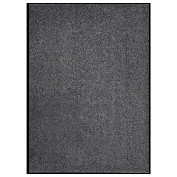 Anthrazitfarbene Fußmatte Holly 60x80cm