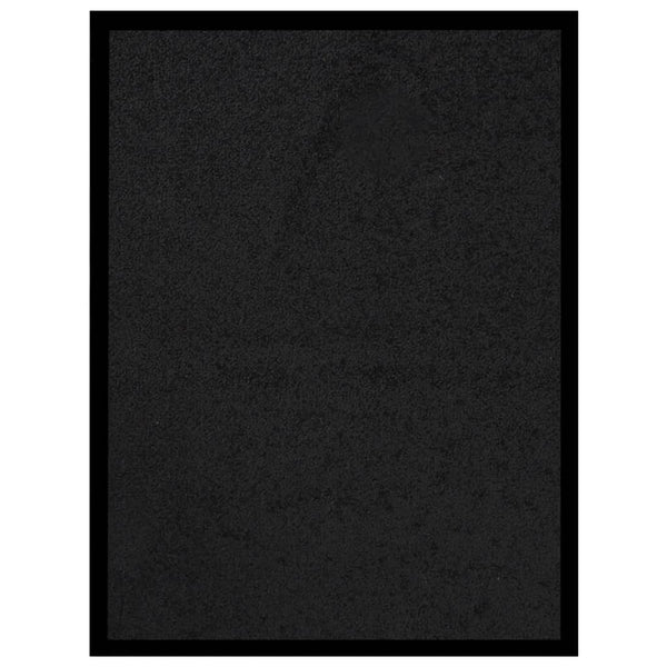 Schwarze Fußmatte Holly 40x60cm