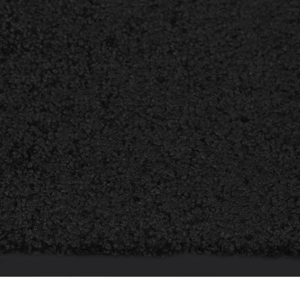 Schwarze Fußmatte Holly 40x60cm