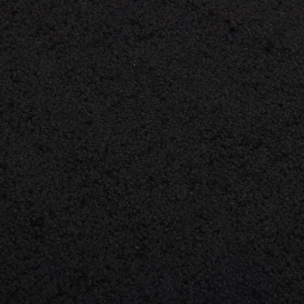 Schwarze Fußmatte Holly 80x120cm