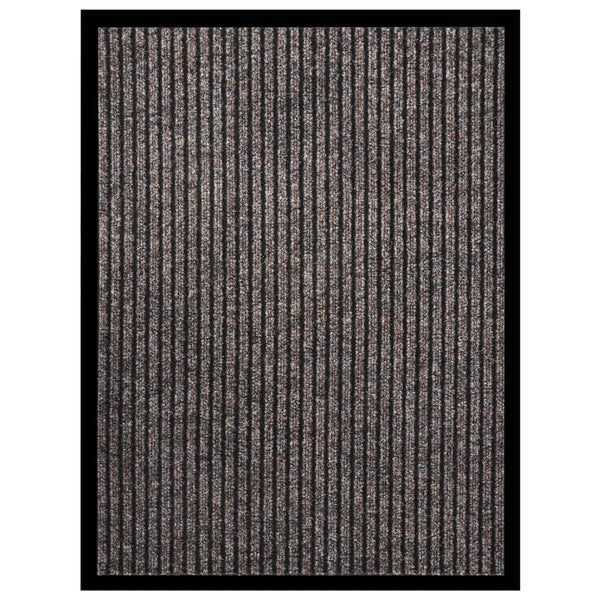 Beiger Fußabtreter Tenonia 60x80cm (gestreift)