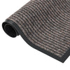 Beiger Fußabtreter Tenonia 60x80cm (gestreift)