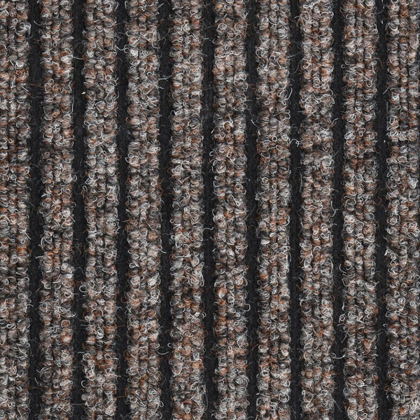 Beiger Fußabtreter Tenonia 60x80cm (gestreift)