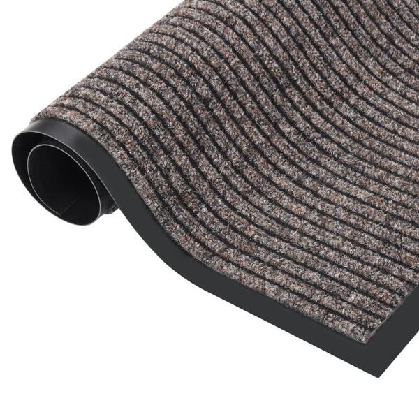 Beige Fußmatte Tenonia 80x120cm (gestreift)