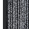 Graue Fußmatte Tenonia 40x60cm (gestreift)