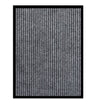 Graue Fußmatte Tenonia 60x80cm (gestreift)