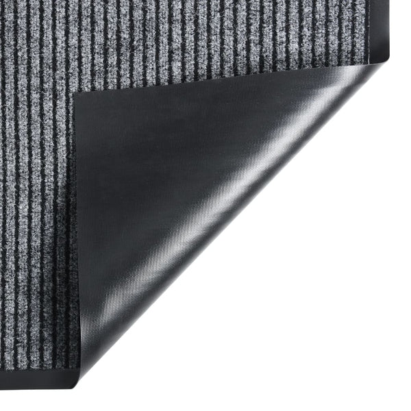 Graue Fußmatte Tenonia 60x80cm (gestreift)