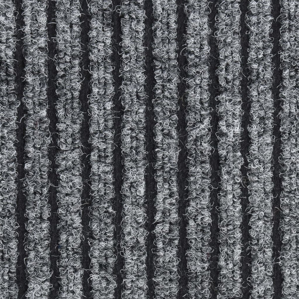 Graue Fußmatte Tenonia 60x80cm (gestreift)