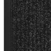 Anthrazitfarbene Fußmatte Tenonia 60x80cm (gestreift)