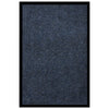 Blauer Tenonia-Fußabtreter 80x120cm (gestreift)