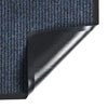 Blauer Tenonia-Fußabtreter 80x120cm (gestreift)