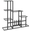 Schwarzer Blumenständer Otonoga 94,5x25x88cm (Metall)