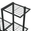 Schwarzer Blumenständer Otonoga 94,5x25x88cm (Metall)