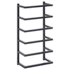 Schwarzer Handtuchhalter Enoru 24x12x48cm (Stahl)