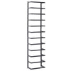 Schwarzer Handtuchhalter Enoru 24x12x96cm (Stahl)