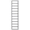 Schwarzer Handtuchhalter Enoru 24x12x96cm (Stahl)
