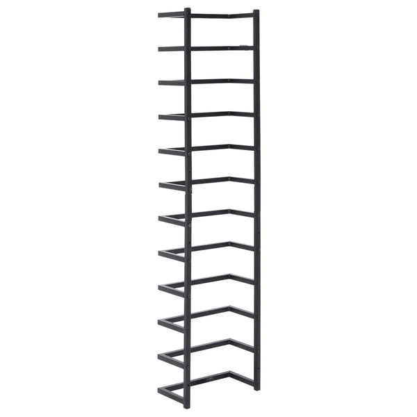 Schwarzer Handtuchhalter Enoru 24x12x96cm (Stahl)