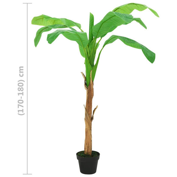 Vihreä tekokasvi ruukulla banaanipuu Margeret 180cm