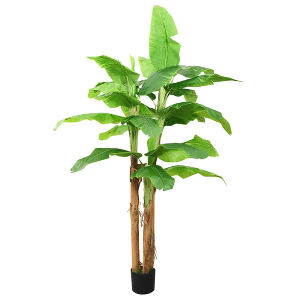 Grüne Kunstpflanze im Topf Bananenbaum Margeret 300cm