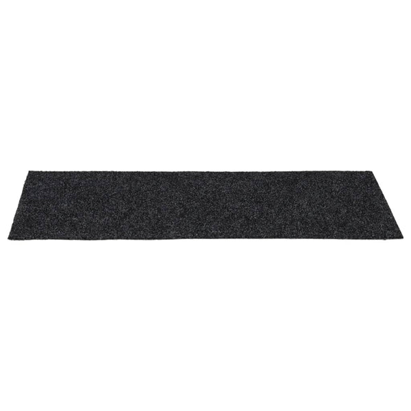 Nicolau 60x25cm selbstklebende Treppenmatten in Grau (15 Stück) rechteckig
