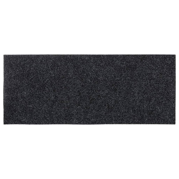 Nicolau 60x25cm selbstklebende Treppenmatten in Grau (15 Stück) rechteckig