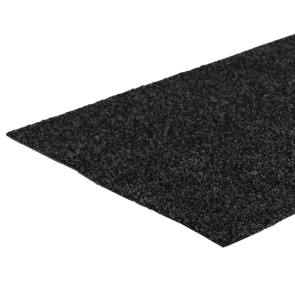 Nicolau 60x25cm selbstklebende Treppenmatten in Grau (15 Stück) rechteckig