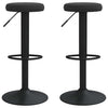 Schwarze Barhocker Vighenia (2er Set Samt)