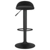 Schwarze Barhocker Marlita (2er-Set Samt)