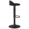 Schwarze Barhocker Marlita (2er-Set Samt)