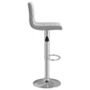 Hellgraue Barhocker Lubian (2er Set Samt)