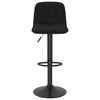 Schwarze Barhocker Stilina (2 Stück Samt)
