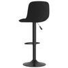 Schwarze Barhocker Stilina (2 Stück Samt)