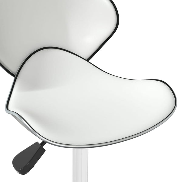 Weißer Barhocker Ottocar (Kunstleder)