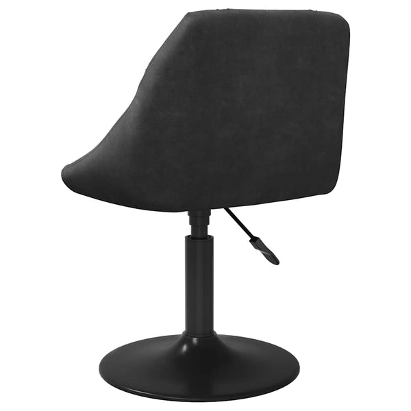 Schwarzer Barhocker Frangulea (Samt)