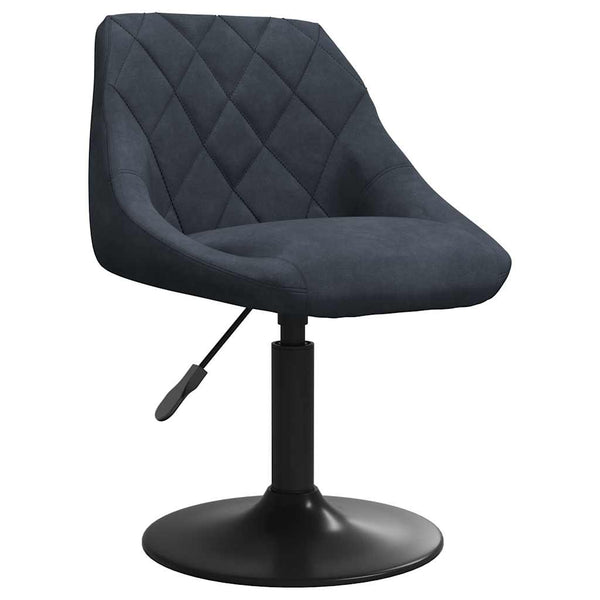 Dunkelgraue drehbare Esszimmerstühle Sanica (2er-Set Samt)