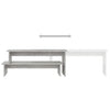 TV-Bank Venter 180x30x43cm betongrau (Spanplatte)
