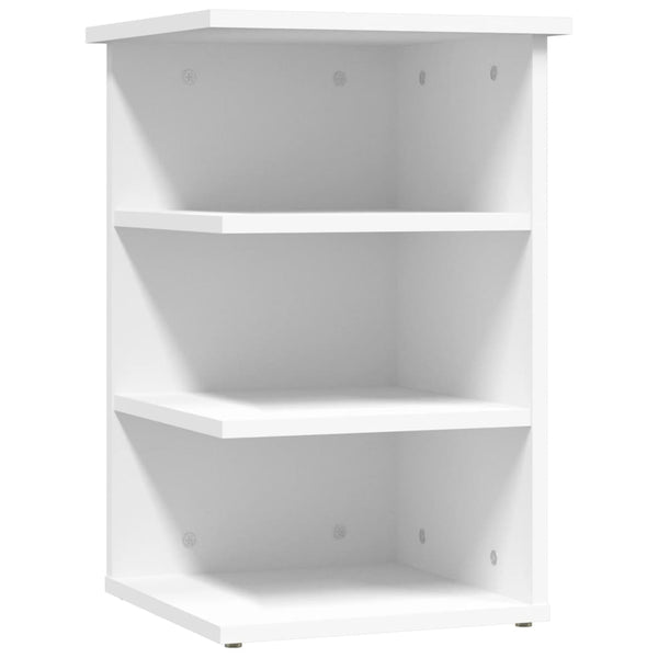 Weißer Beistellschrank Medine 35x35x55cm (Holz)