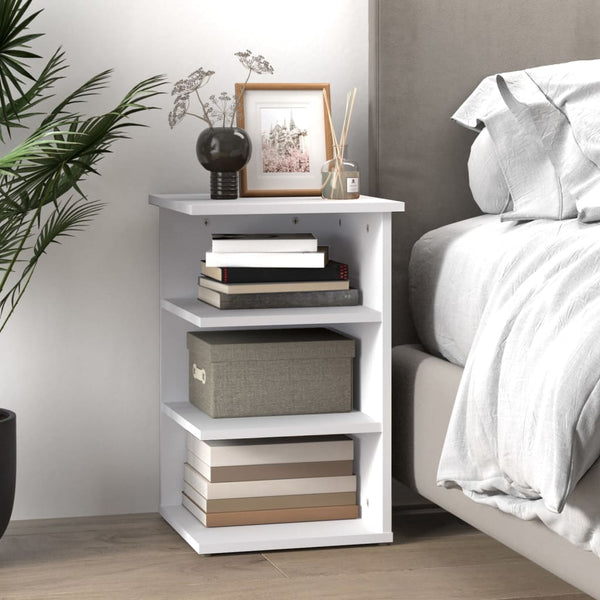 Weißer Beistellschrank Medine 35x35x55cm (Holz)