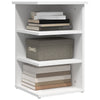 Weißer Beistellschrank Medine 35x35x55cm (Holz)