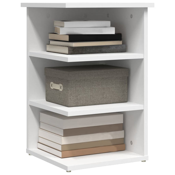 Weißer Beistellschrank Medine 35x35x55cm (Holz)