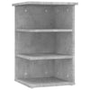 Betongrauer Beistellschrank Medine 35x35x55cm (Holz)