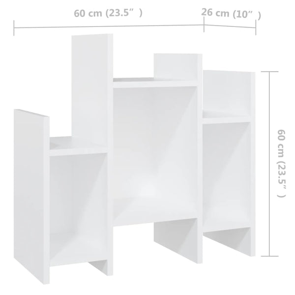 Weißer Unterschrank Vrinceanu 60x26x60cm (Holz)
