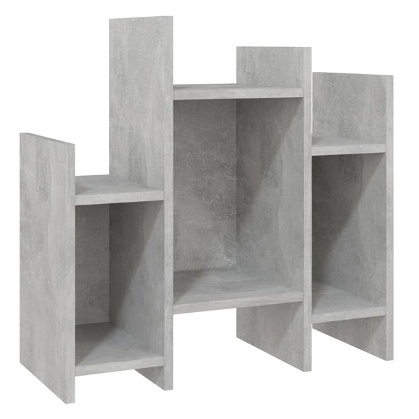 Betongrauer Beistellschrank Vrinceanu 60x26x60cm (Holz)