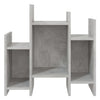 Betongrauer Beistellschrank Vrinceanu 60x26x60cm (Holz)
